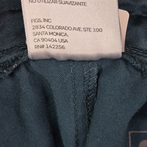 FIGS Women Scrub Pants S/T Teal Jogger Technical Collection HW Yola Zipper - Picture 6 of 16